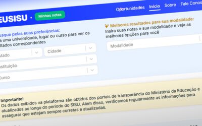 Enem: plataforma gratuita auxilia candidatos no Sisu na busca por vagas em universidades públicas